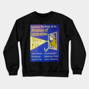 School Library Detective Crewneck Sweatshirt